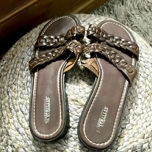 GUC Seychelles Brown Braided Sandals size 9